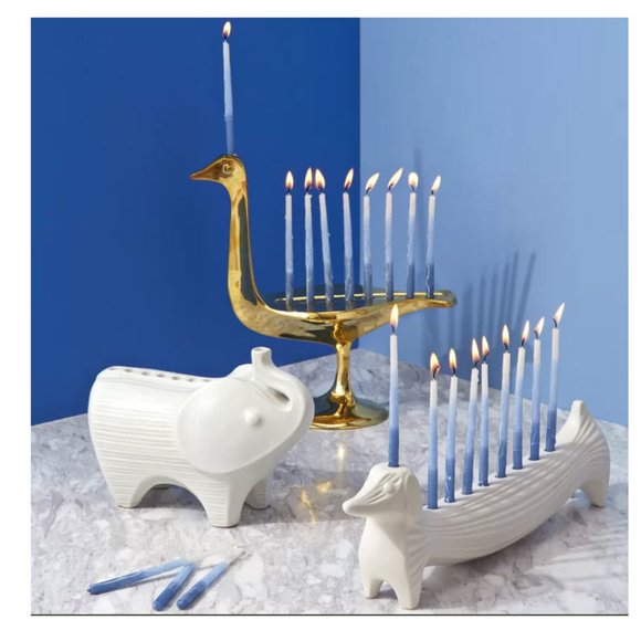 Jonathan Adler Menagerie Dachshund Dog Menorah - Picture 7 of 7